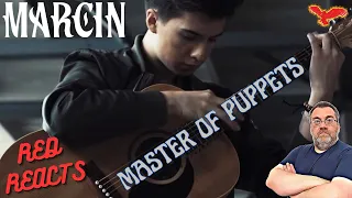 Red Reacts To Marcin | Master Of Puppets on One Guitar (Metallica Cover)