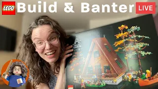 🔴 Let's build this birthday Pressie -  A Frame cabin - 21338