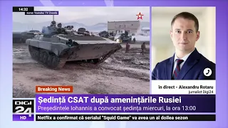 Klaus Iohannis a convocat CSAT pentru tensiunile dintre NATO și Rusia