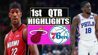 Miami Heat vs Philadelphia 76ers 1st QTR  HIGHLIGHTS | April 4 | 2024 NBA Season