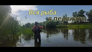 Південний Буг. Риболовля в перекаті.