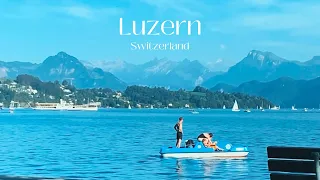 A Summer Day in A Swiss Lake City | Raw Footage