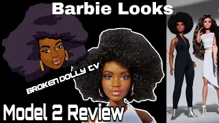MODEL 2- SIGNATURE BARBIE LOOKS  CURVY MADE TO MOVE DOLL REVIEW & DETAILS