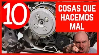 10 COSAS QUE DAÑAN NUESTRA MOTO 😳 100 % RECOMENDADO