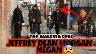Jeffrey Dean Morgan (Negan) arrives to show in hollywood TWD Greets Fans after #short  #shorts