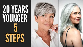 Hair Mistakes That Age You Faster // LOOK YOUTHFUL IN GREY HAIR