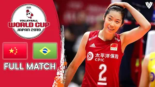 China 🆚 Brazil - Full Match | Women’s Volleyball World Cup 2019