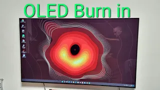 LG OLED burn-in test