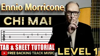 Chi mai - Ennio Morricone Guitar Tab Tutorial