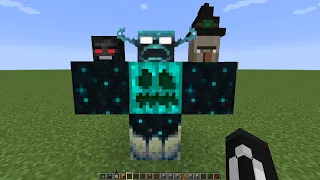 what if you create a WARDEN WITCH WITHER in MINECRAFT (part 20)