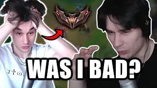 Master reacts to when he was in bronze (League of legends)