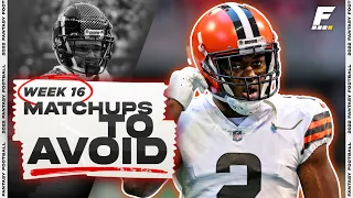 10 Players and Matchups You MUST Avoid in Week 16 (2022 Fantasy Football)