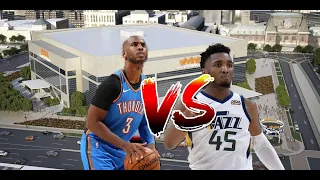 CP3 OKC DEBUT AGAINST D MITCH!!! OKLAHOMA CITY THUNDER VS UTAH JAZZ