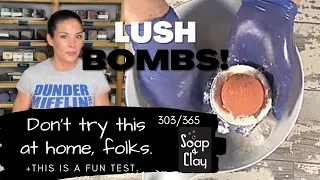 Making and Testing LUSH BATH BOMBS! | Are they better? | Day 303/365