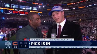 Josh Allen on getting drafted 7th overall 'I'm on top of the world right now'  | April 26,2018