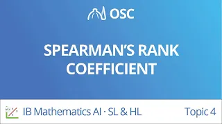 Spearman’s rank coefficient [IB Maths AI SL/HL]