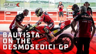 Bautista's FIRST LAPS on the Desmosedici GP 🔥 | #WorldSBK