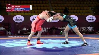 Qual. FS - 125 kg: T. TANAKA (JPN) v. S. HEMELYAYEV (TKM)