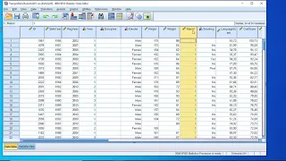 SPSS Explore Data / How to Calculate Coefficient of Variation for a Numeric Variable