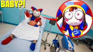 I CAUGHT POMNI GIVING BIRTH IN REAL LIFE! (DIGITAL CIRCUS BABY VERSION)