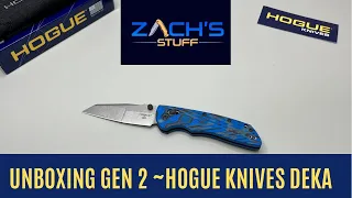 Unboxing New Gen 2 ~ Hogue Deka Wharncliffe