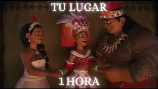 🌊 MOANA - Tu Lugar 1 HORA (LETRA) | Español Latino - Todas las canciones de Moana