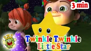 【儿歌系列 10】【儿童歌曲】宝宝学习英语的英文歌曲。小星星 Twinkle Twinkle Little Star 【适合1岁以上宝宝】Cocomelon