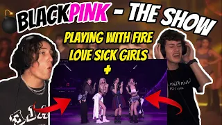 BLACKPINK ( The Show ) Playing With Fire + Love Sick Girls !!! (South Africans React)