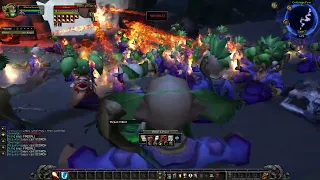 80 level 1 gnomes try to kill a level 80 player world boss