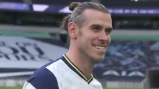 Gareth Bale first time at new Tottenham stadium