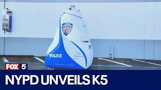 NYPD unveils K5, the subway's new robot guardian