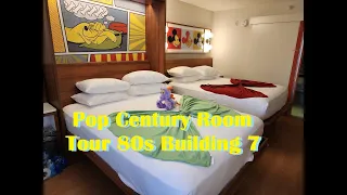 Pop Century Resort Room Tour | November 2022 | Standard Room, 80s Building 7