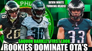 🔥ROOKIES On FIRE! WOW! Mitchell and Dejean💥| Saquon Barkley FIRST LOOK 👀 | Devin White TURNS Heads💎