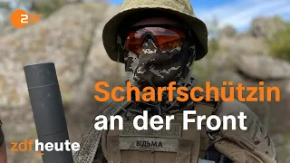 Kampfname „Hexe“: Ukraines gefeierte Scharfschützin | auslandsjournal