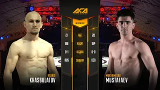 Рашид Хазбулатов vs. Мухамедали Мустафаев | Rashid Khazbulatov vs. Mukhamedali Mustafaev | ACA YE 34