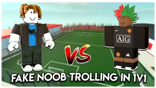 Pretending To Be A Noob In A 1v1... | TPS: Street Soccer (Roblox)