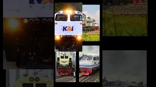 JJ 4 lokomotif kereta api Indonesia super keren🔥#shorts