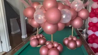 AFFORDABLE BALLOON STANDS!! Cheap and so easy to make