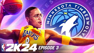 Je me TRANSFORME en KOBE contre les Timberwolves ! (J’suis trop fort) Ma carrière #3