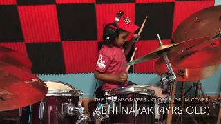 The ChainSmokers - Closer (Drum cover) - By Abhi Nayak (4years old)