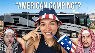 Trying American RV Life for the First Time | Arab Muslim Brothers Reaction