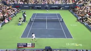 Novak Djokovic vs Rafael Nadal (Amazing Point)