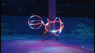 FlowMies LED Hoopdance Show at Motion Experience