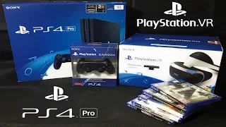 PS4 Pro and PSVR Unboxing - PlayStation 4 Pro and PlayStation VR