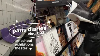 🍓 an art school week in paris ✦ art school vlog 003