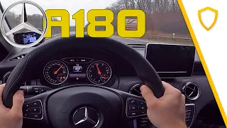 Mercedes A180 W176 2017  - 200+ Topspeed on Autobahn + 100-200 POV