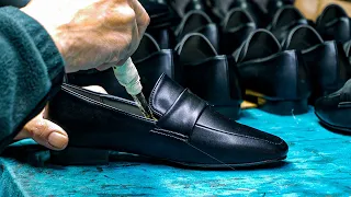 Shoes Factory in Korea. Women's shoes Making Process