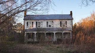 Once Grand 200 year Old Abandoned Federal House Down South *Beautiful Woodwork & Antiques