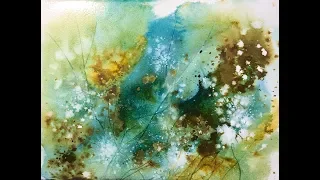 Watercolor - Painting Abstract Shapes In the Landscape