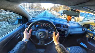 ЗА РУЛЕМ / VOLKSWAGEN POLO [1.6 105л.с] 2014 🇩🇪 / POV TEST DRIVE / ТЕСТ ДРАЙВ ОТ ПЕРВОГО ЛИЦА